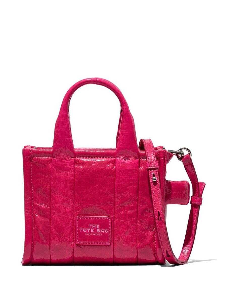 MARC JACOBS MARC JACOBS THE MINI TOTE BAGS Pink & Purple
