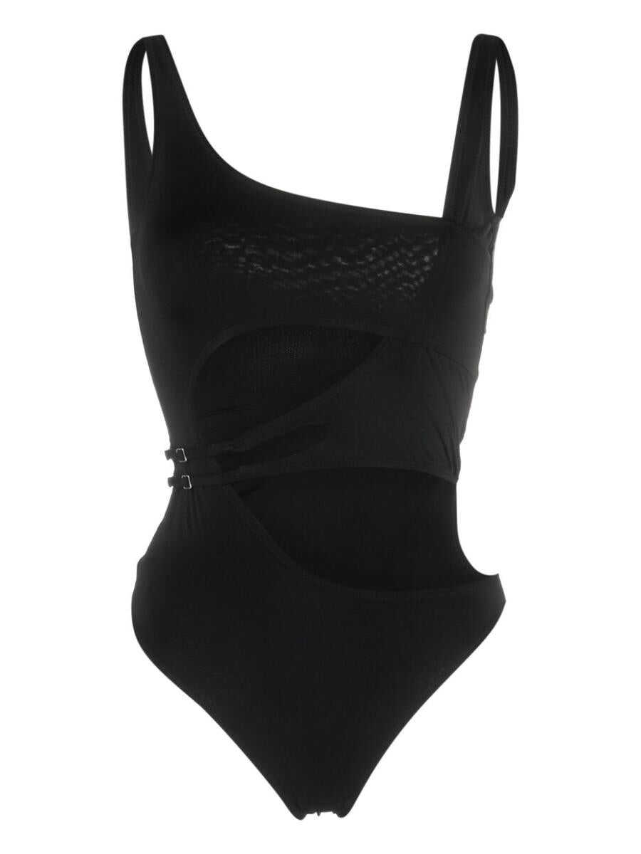 Off-White OFF-WHITE cut-out high-cut swimsuit BLACK