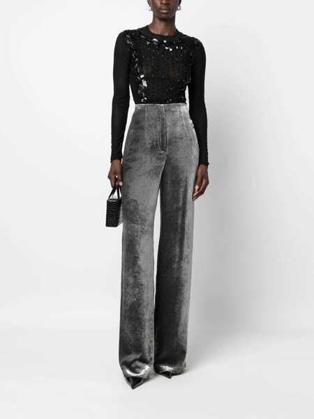 Tricouri Alberta Ferretti Transparent T-shirt Black   Femei (BM 11351906) 2