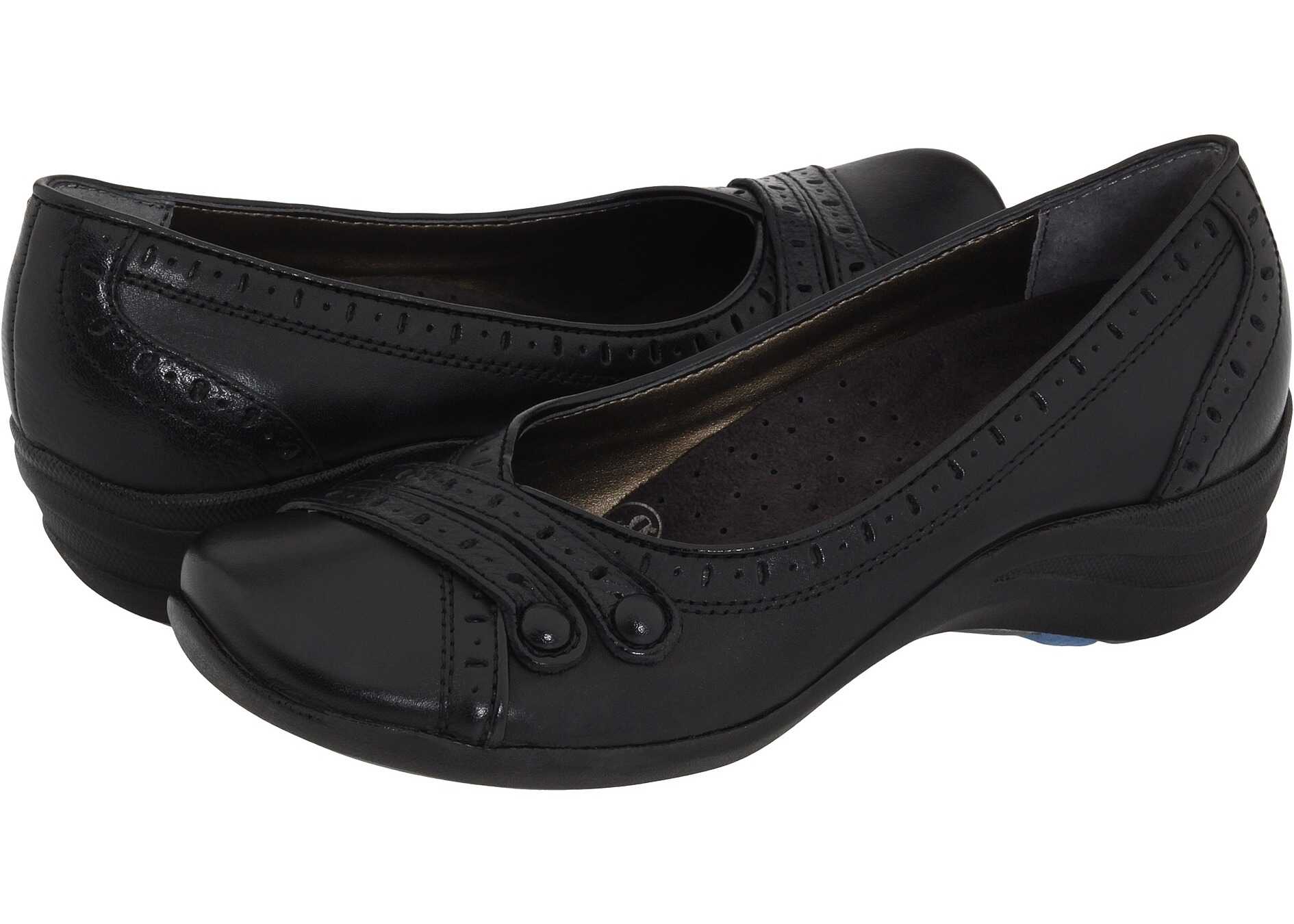 Balerin Hush Puppies Burlesque Black Leather
