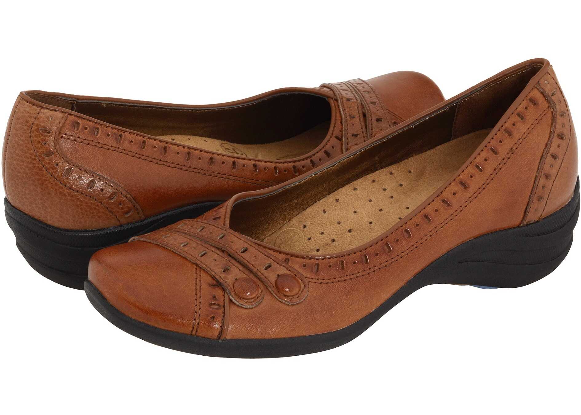 Balerin Hush Puppies Burlesque Tan Leather