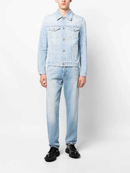 Jachete Versace Denim Blouson AZURE Barbati (BM 11356781) 2
