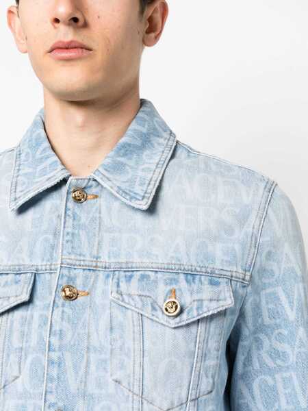 Jachete Versace Denim Blouson AZURE Barbati (BM 11356781) 5