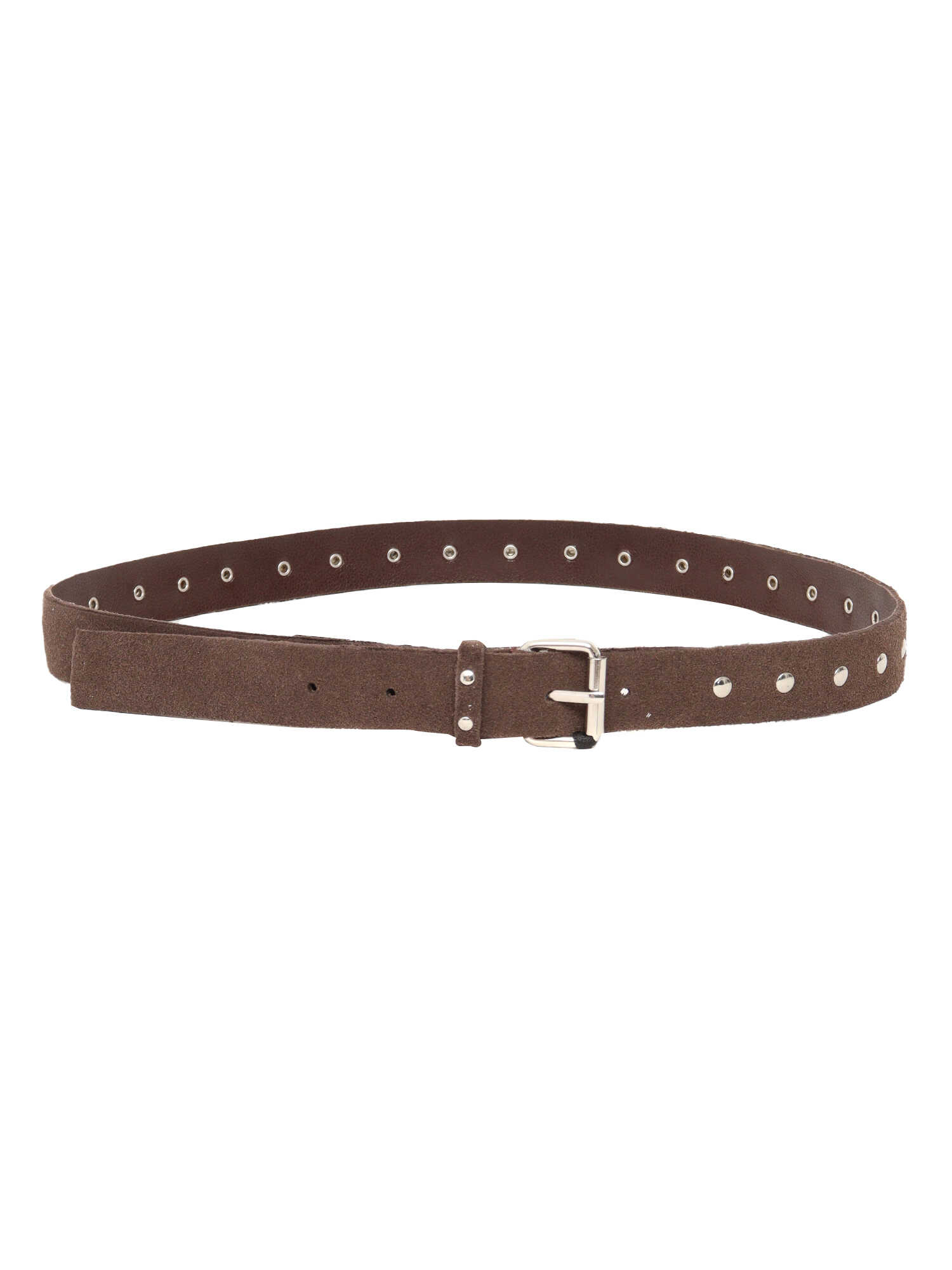 Paolo Pecora Studded belt Brown