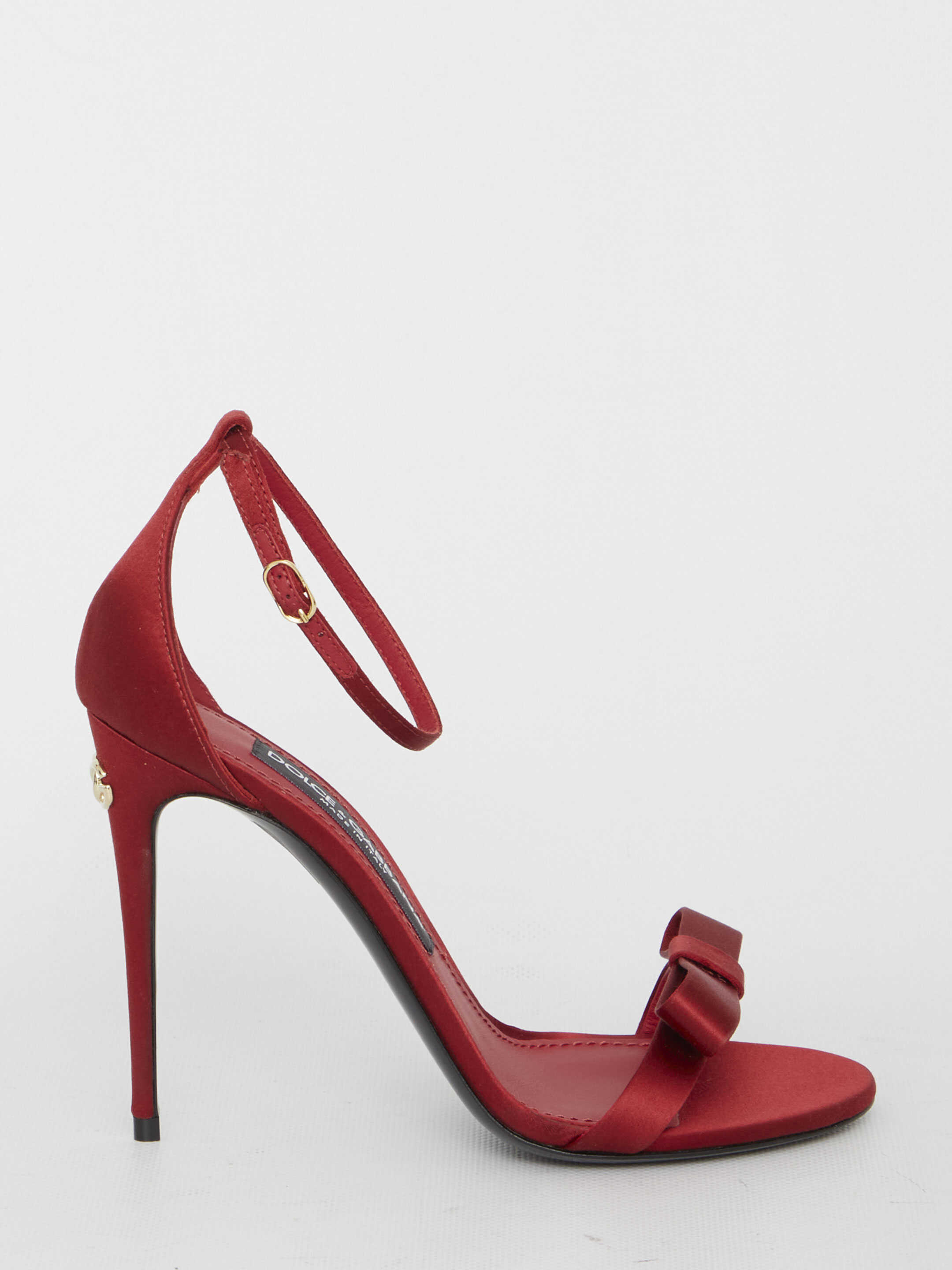 Poze Dolce & Gabbana Keira Sandals In Satin RED
