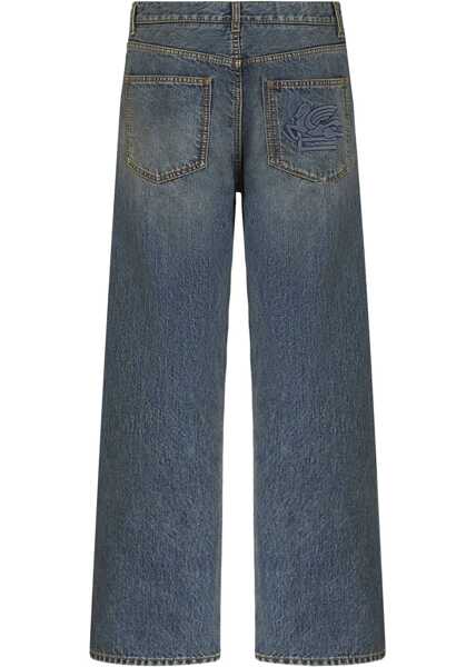 Blugi drepti ETRO Easy Fit Jeans BLUE Barbati (BM 11373449) 5