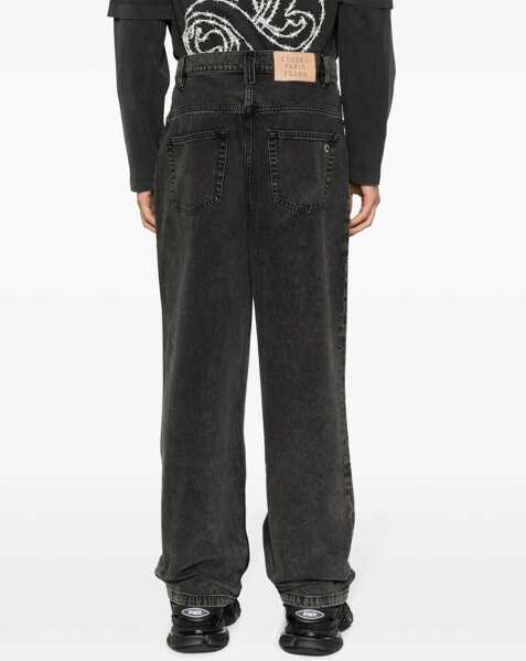 Blugi drepti TUDES Jeans Wide Leg BLACK Barbati (BM 11377721) 4