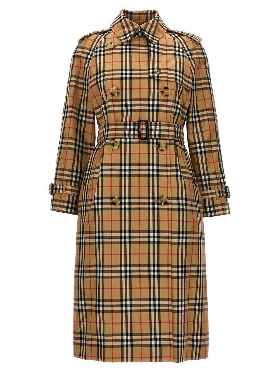 Burberry BURBERRY \'Harehope\' trench coat BEIGE