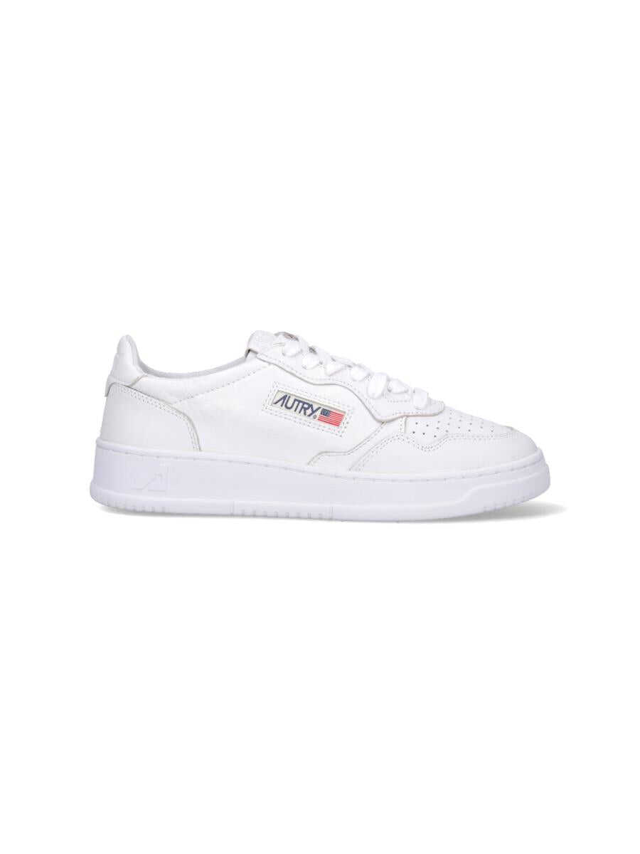 AUTRY AUTRY WHITE LEATHER MEDALIST SNEAKERS White