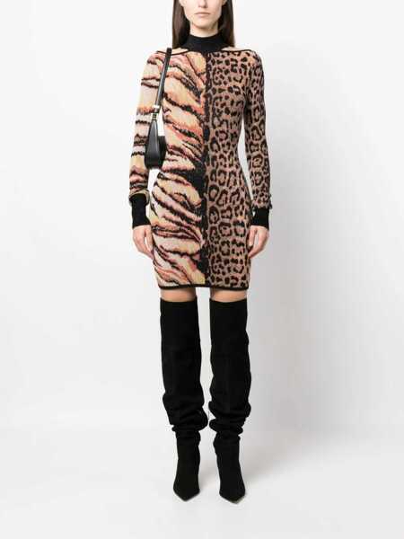 Rochii casual Roberto Cavalli Mini Dress BROWN Femei (BM 11412458) 2