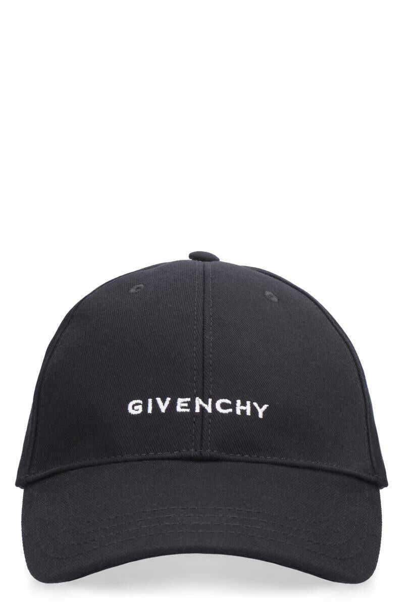 Givenchy GIVENCHY LOGO BASEBALL CAP BLACK