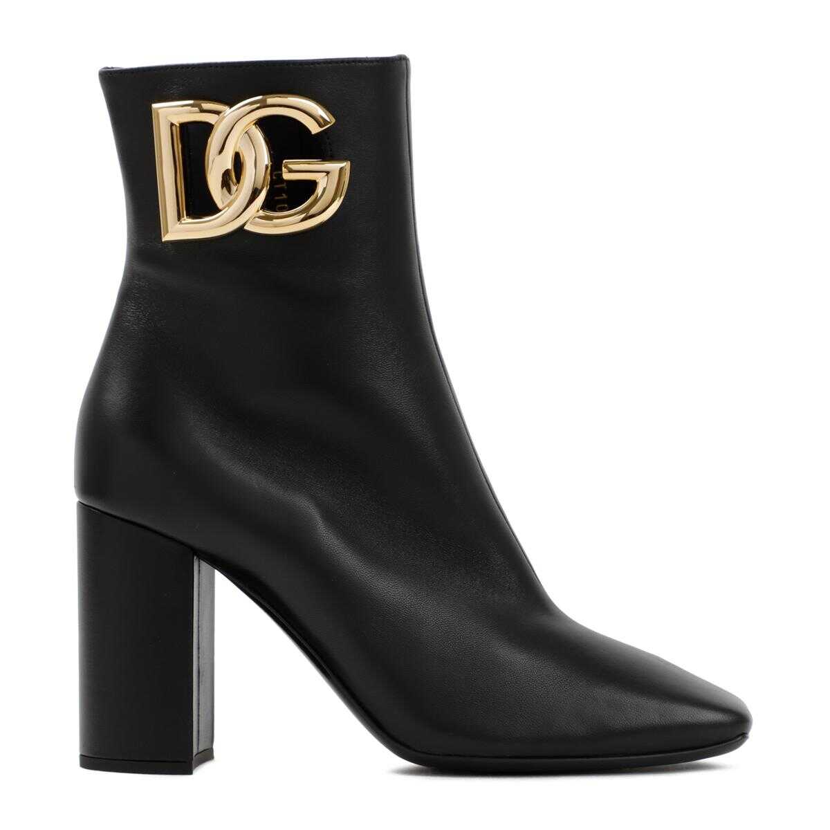 Poze Dolce & Gabbana DOLCE & GABBANA ANKLE BOOT SHOES BLACK