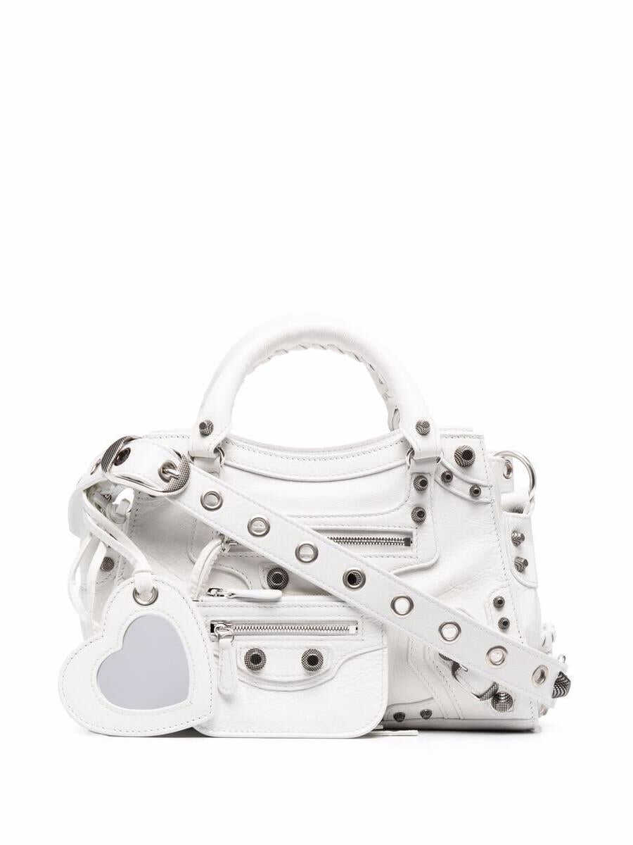 Balenciaga BALENCIAGA Neo Cagole XS leather handbag WHITE
