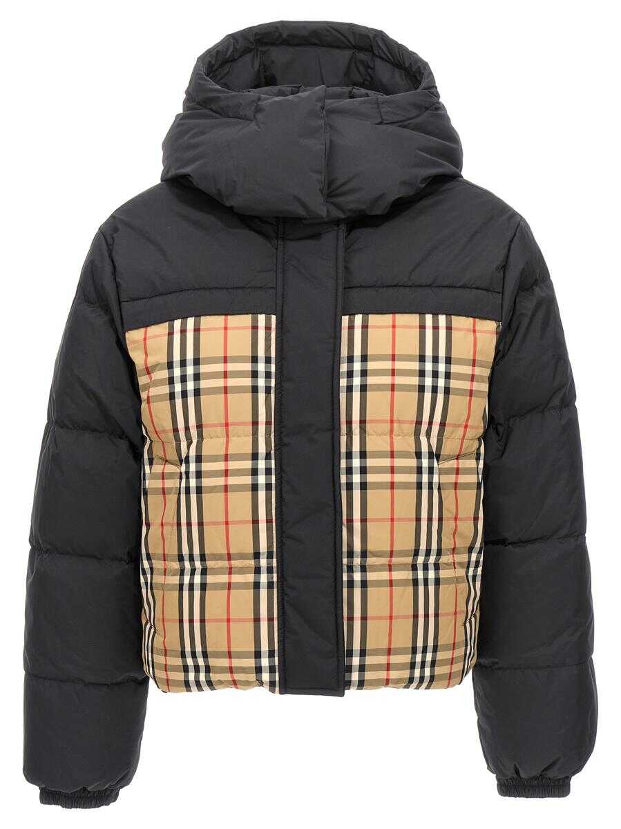 Burberry BURBERRY Cropped reversible down jacket Multicolor