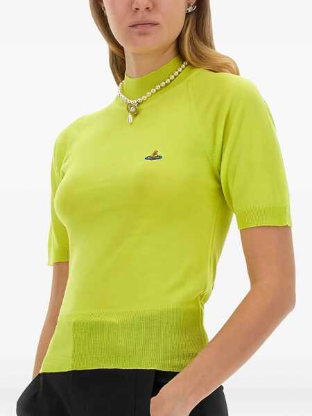 Pulovere casual Vivienne Westwood Bea Shirt YELLOW Femei (BM 11427923) 4