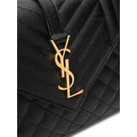 Genti de umar Saint Laurent Dama - Genti de umar Saint Laurent Saint Laurent Envelope Quilted Leather Shoulder Bag Black Femei (BM 11430809) - B-mall.ro