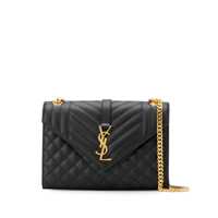 Genti de umar Saint Laurent Envelope Quilted Leather Shoulder Bag Femei