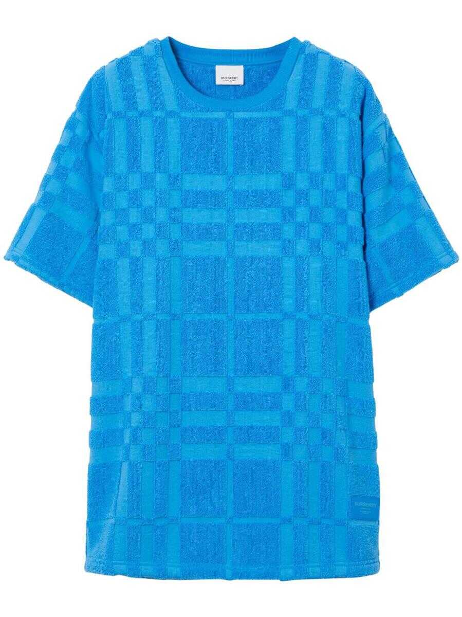 Burberry Burberry T-shirts and Polos BRIGHT CERULEAN BLUE