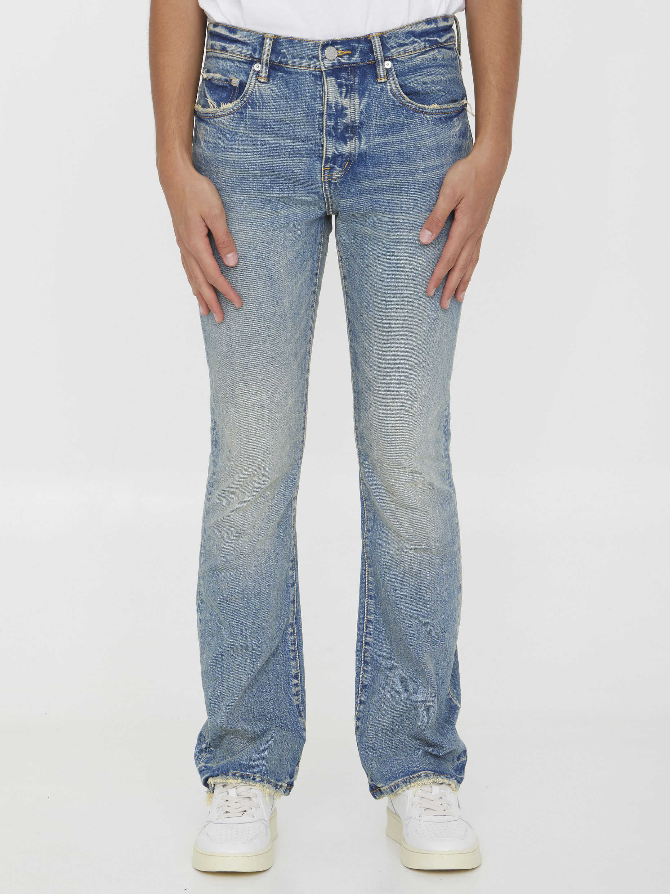 PURPLE BRAND Slim Jeans In Light-Blue Denim LIGHT BLUE