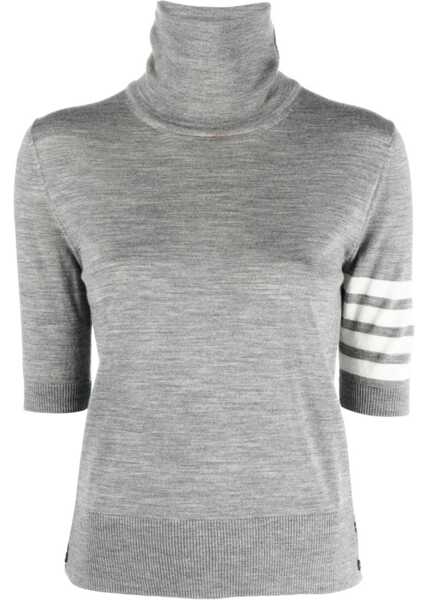 Pulovere Thom Browne Turtleneck Sweater LT GREY Femei (BM 11437166) 1