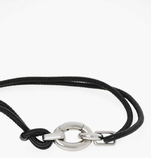 Curele Bottega Veneta Leather Double Belt With Metal Closure 10Mm Black Femei (BM 11437475) 3