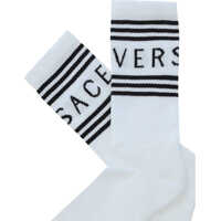 Lenjerie intima Versace pentru Barbati - Sosete Versace Athletic Socks BIANCONERO Barbati (BM 11437496) - B-mall.ro