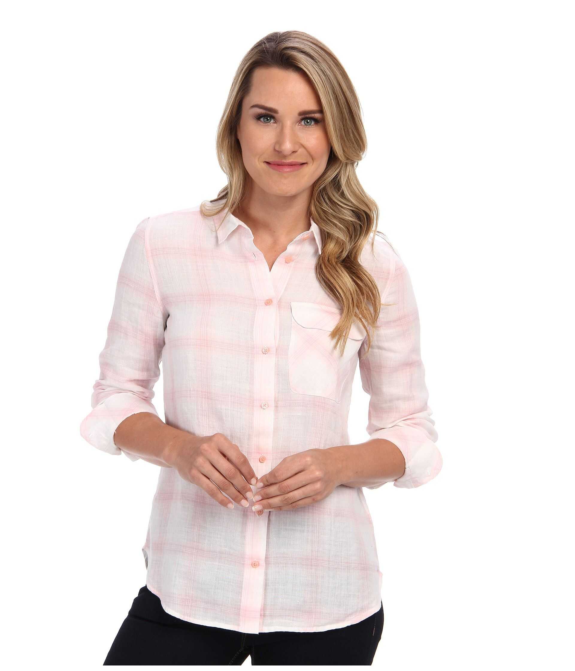 Calvin Klein Jeans Plaid Casual Button Front Shirt* Warm Sand