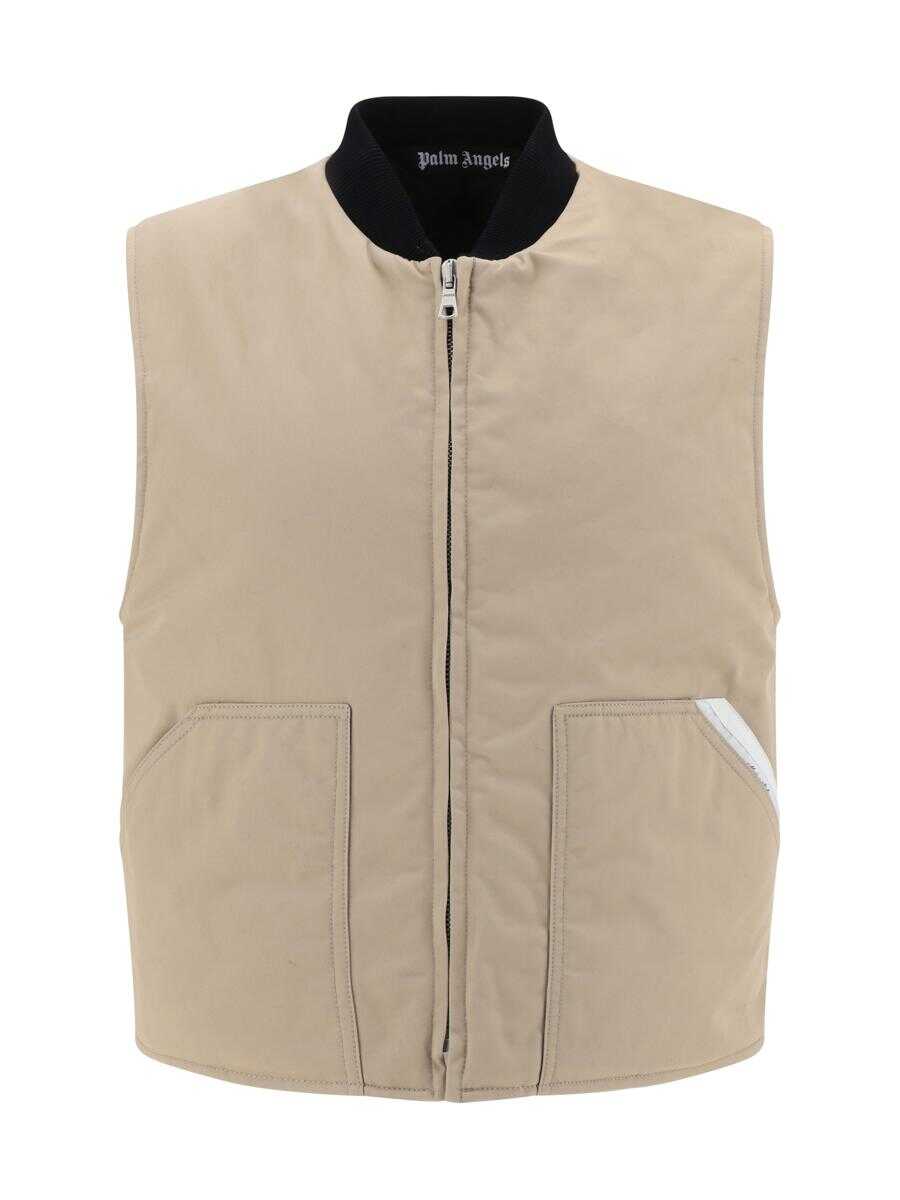 Palm Angels PALM ANGELS JACKETS BEIGE OFF