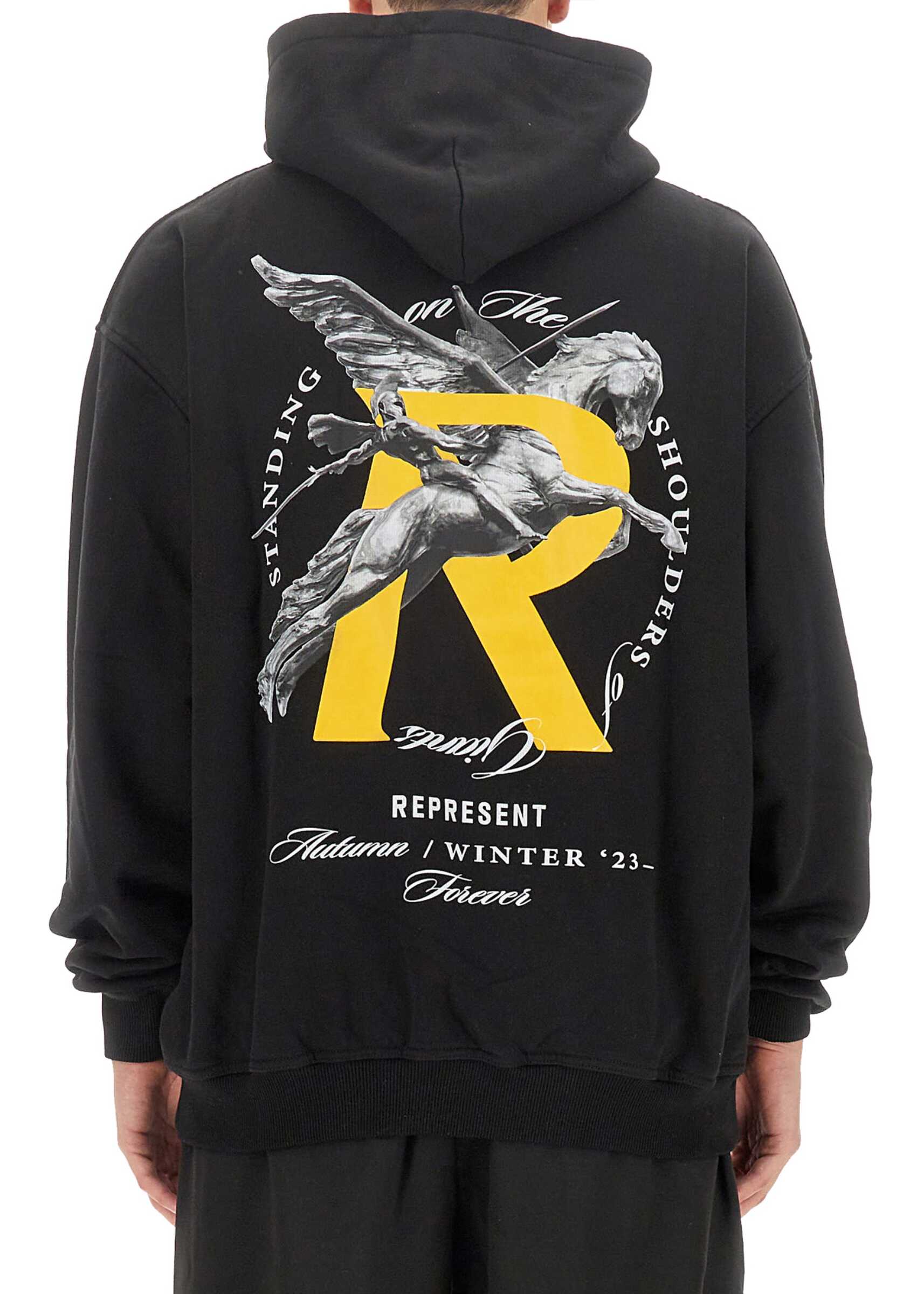 REPRESENT Sweatshirt With Print BLACK