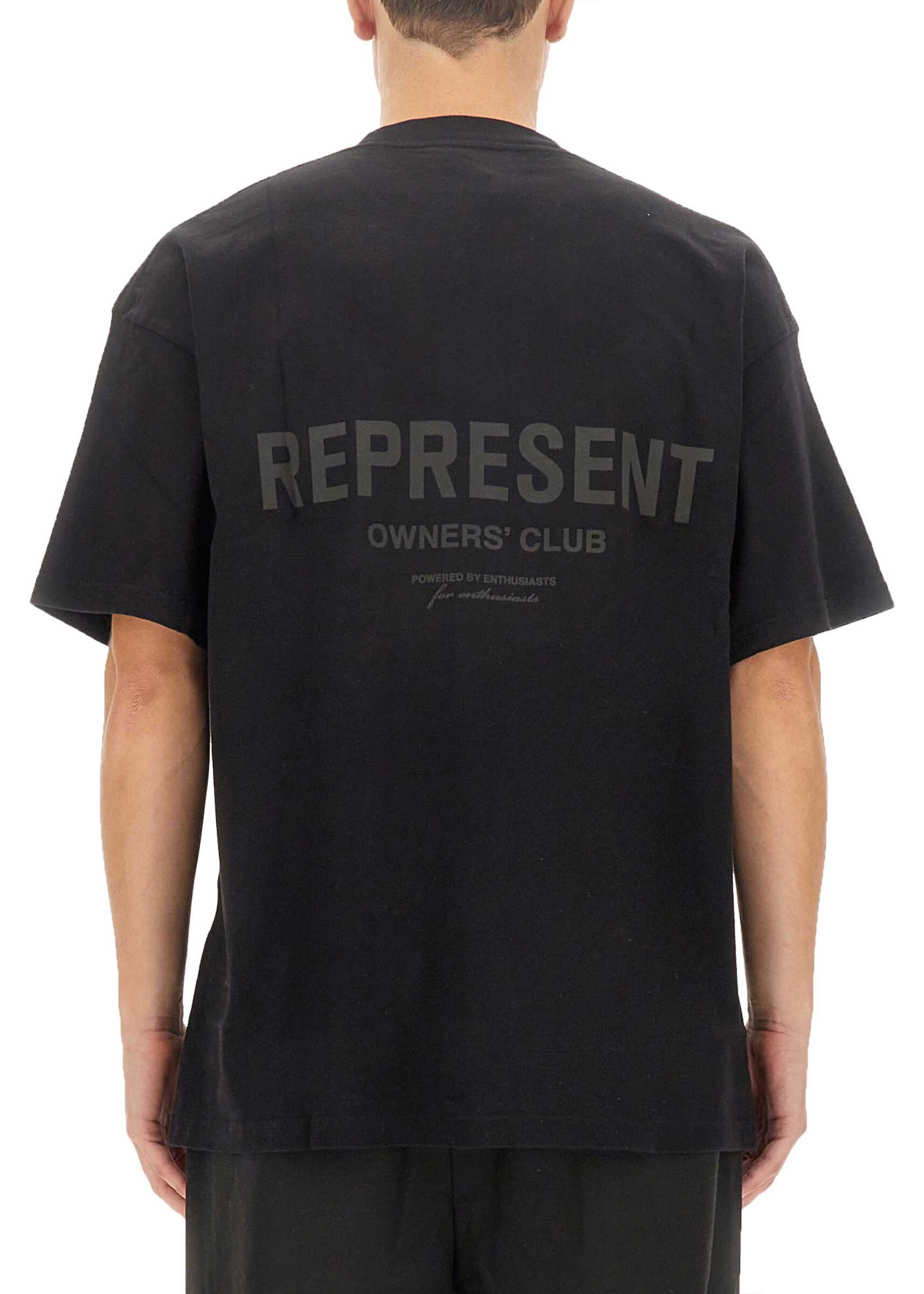 REPRESENT T-Shirt With Logo BLACK