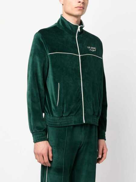 Prosoape de baie SPORTY & RICH Zip Sweatshirt. GREEN Femei (BM 11444507) 3