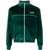 SPORTY & RICH Zip Sweatshirt. GREEN
