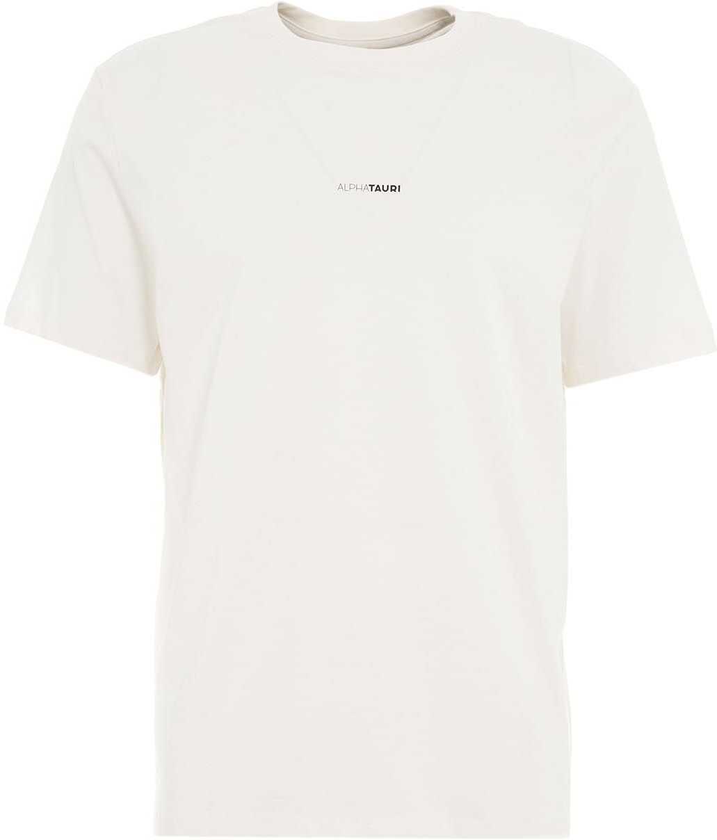 ALPHA TAURI T-shirt with logo print White