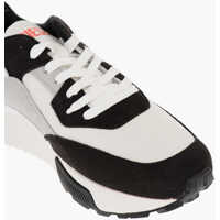 Pantofi sport Diesel pentru Barbati - Sneakers Diesel Suede And Fabric S-Tyche Low Top Sneakers With Contrasting D Gray Barbati (BM 11460722) - B-mall.ro