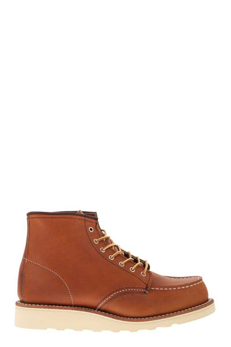 Poze RED WING SHOES RED WING SHOES CLASSIC MOC - Leather lace-up boot GOLD