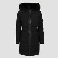 Geci de iarna Mackage Black Nylon Down Jacket Femei