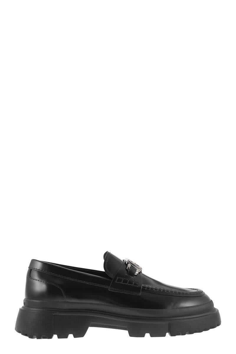 Hogan HOGAN H629 - Leather Loafer BLACK