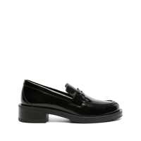 Mocasini 'Palmer' Black Slip-On Loafers In Patent Leather Woman Femei