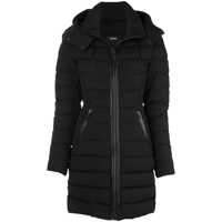 Geci de iarna Mackage Black Nylon Down Jacket Femei