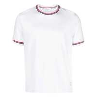 Tricouri Thom Browne Cotton Crew-Neck T-Shirt Barbati