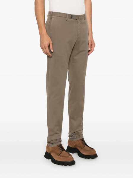 Pantaloni casual PT TORINO Super Slim Chino pants Brown Barbati (BM 11466161) 3