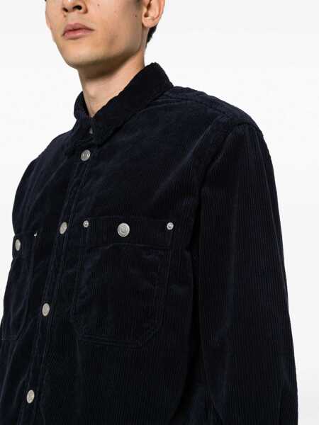 Camasi Isabel Marant Isabel Marant Ritchie Wool Overshirt BLUE Barbati (BM 11467103) 5