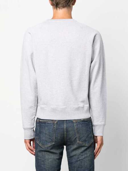 Bluze de trening MAISON KITSUN Fox Campus Sweatshirt GREY Femei (BM 11473391) 4