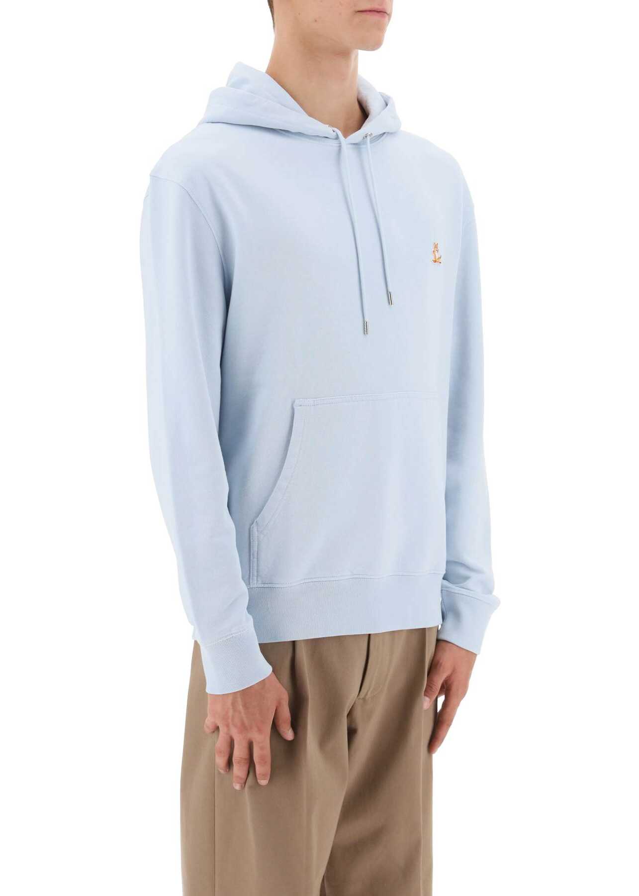MAISON KITSUNÉ Chillax Hooded Sweatshirt SKY BLUE