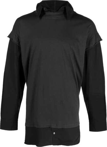 Pulovere casual MM6 Maison Margiela Cotton Jersey BLACK Barbati (BM 11474204) 1