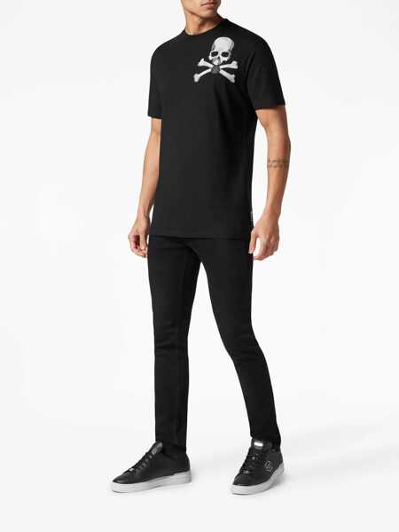 Tricouri Philipp Plein T-Shirt With Logo BLACK Barbati (BM 11474630) 2
