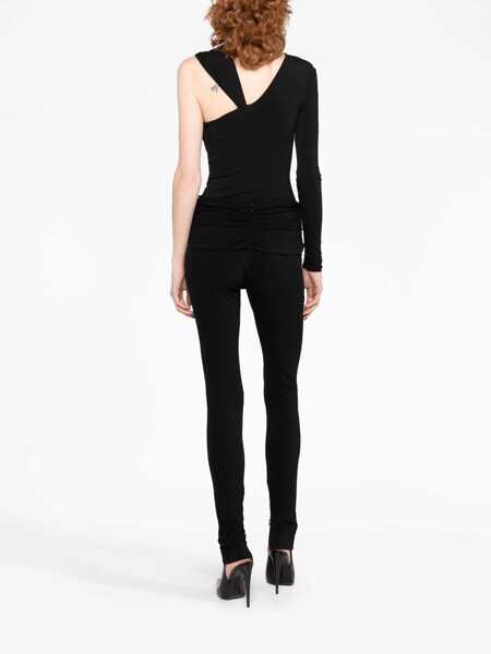 Pantaloni casual Magda Butrym Skinny Fit Pants BLACK Femei (BM 11474681) 4