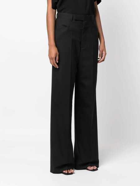 Pantaloni casual Rick Owens Mastodon Pants BLACK Femei (BM 11474696) 3
