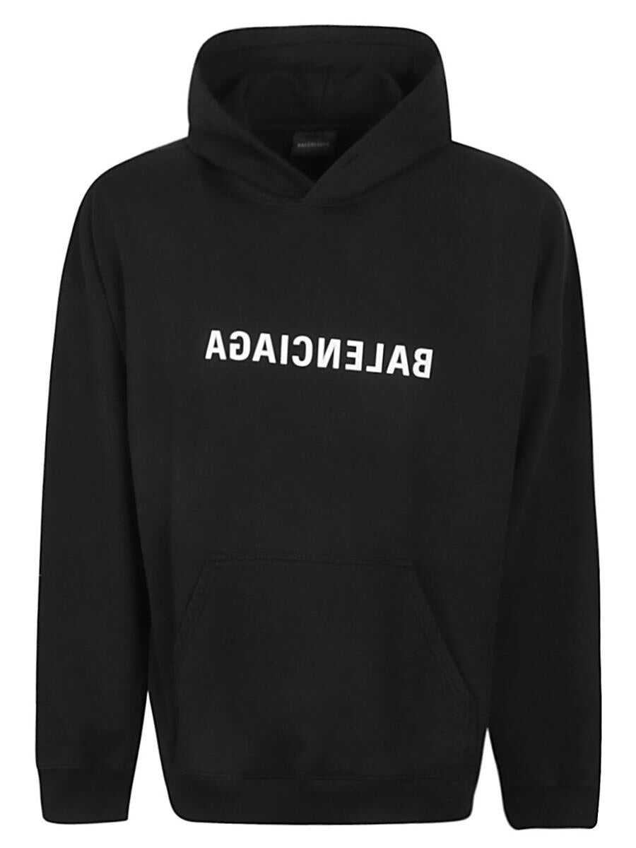 Balenciaga BALENCIAGA Balenciaga Mirror cotton hoodie BLACK