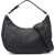 Moschino Love Textured Faux Leather Eco-Friendly Giant Hobo Bag With Black